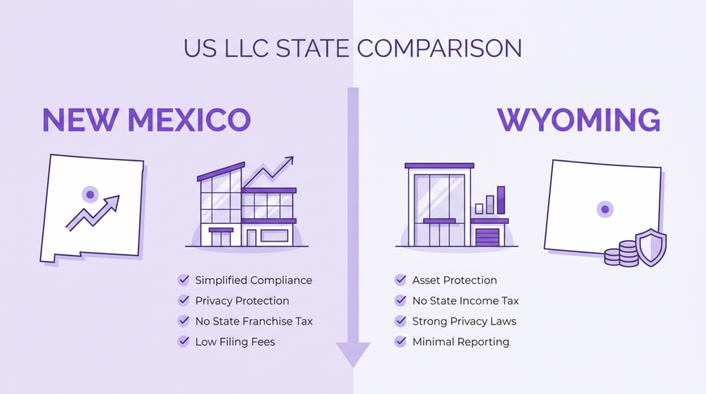 New Mexico vs Wyoming LLC: 7 Critical Differences (2026)